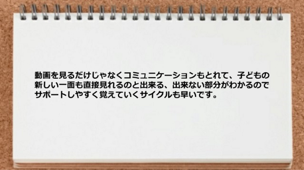 動画を見るだけじゃなくコミュニケーションもとれるところが素晴らしい。
